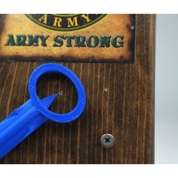 US Army "Army Strong" Wall-Mount Bottle Opener Wood Plaque Patriotic Decor - Picture 6 of 6